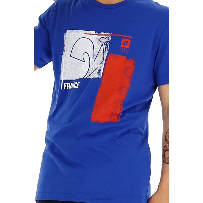 TEE WC22 FRANCE PACIFIC BLUE Lotto Man Apparel 0Z6F370