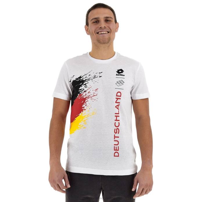 TEE WC22 GERMANY BRIGHT WHITE Lotto Man Apparel 0Z6F453
