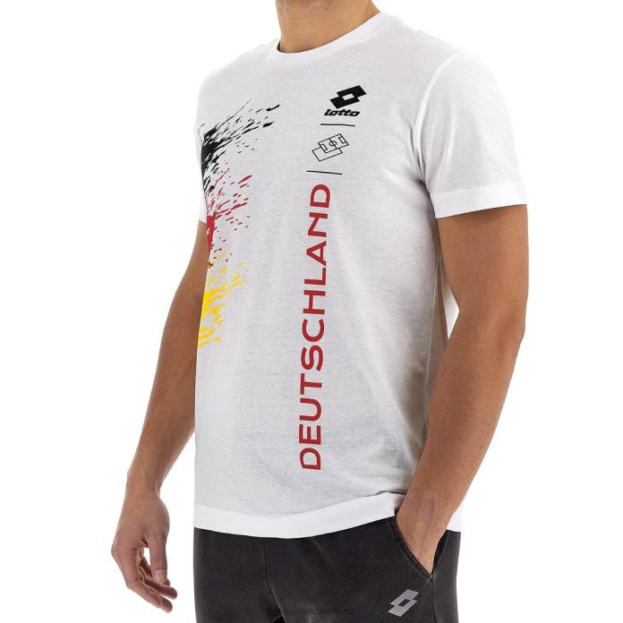 TEE WC22 GERMANY BRIGHT WHITE Lotto Man Apparel 0Z6F453