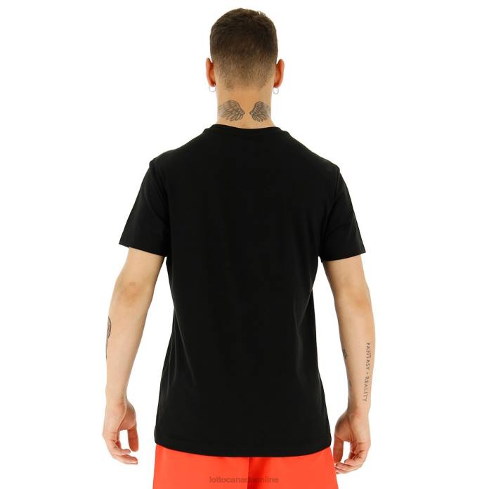 TEE WC22 PORTUGAL ALL BLACK Lotto Man Apparel 0Z6F371