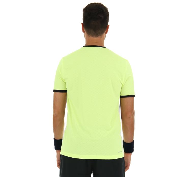 TOP TEN III TEE PL YELLOW NEON Lotto Man Apparel 0Z6F511