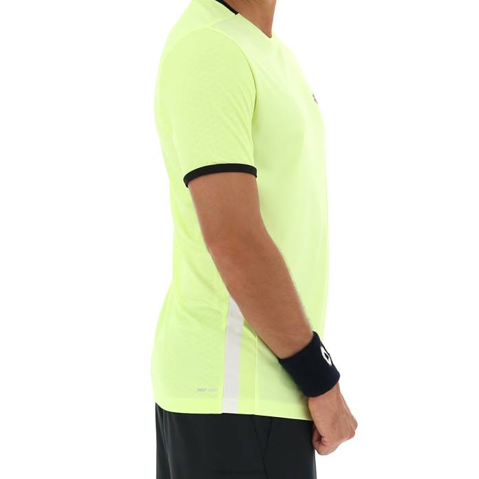 TOP TEN III TEE PL YELLOW NEON Lotto Man Apparel 0Z6F511