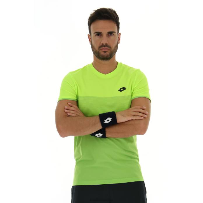 TOP TEN III TEE SML YELLOW NEON Lotto Man Apparel 0Z6F513