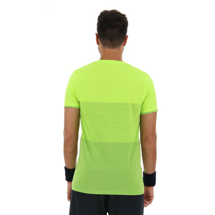 TOP TEN III TEE SML YELLOW NEON Lotto Man Apparel 0Z6F513