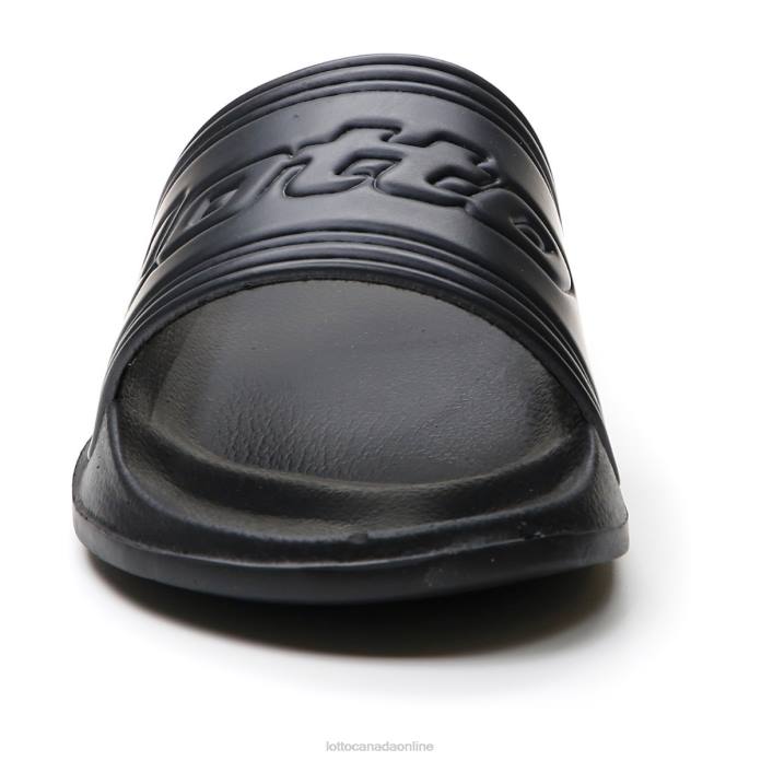 MIDWAY IV SLIDE ALL BLACK Lotto Man Shoes 0Z6F262