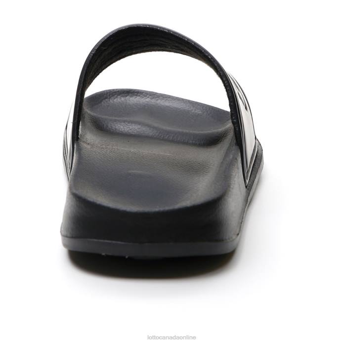 MIDWAY IV SLIDE ALL BLACK Lotto Man Shoes 0Z6F262