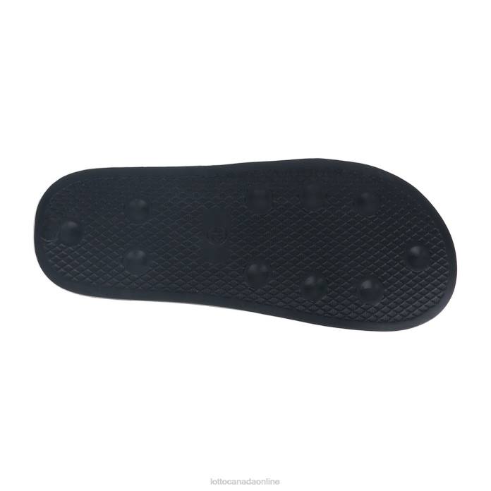 MIDWAY IV SLIDE ALL BLACK Lotto Man Shoes 0Z6F262