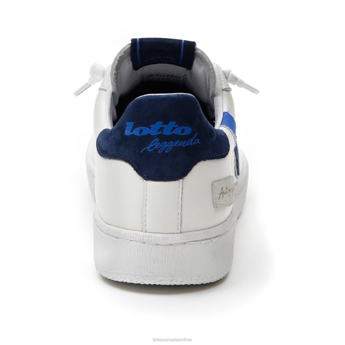 AUTOGRAPH BLOCK WHITE/DRESS BLUE/PACIFIC BLUE Lotto Man Shoes 0Z6F30