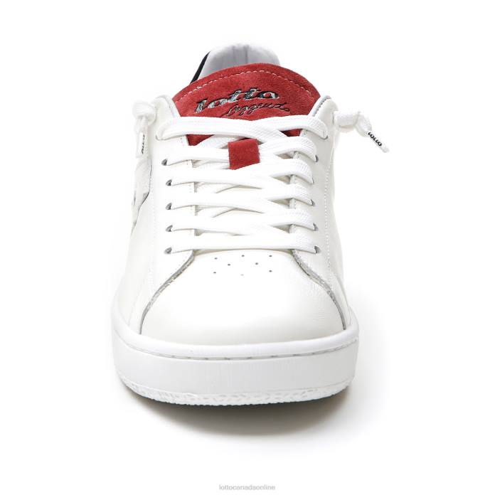 AUTOGRAPH BLOCK WHITE/DRIED TOMATO/ALL BLACK Lotto Man Shoes 0Z6F1