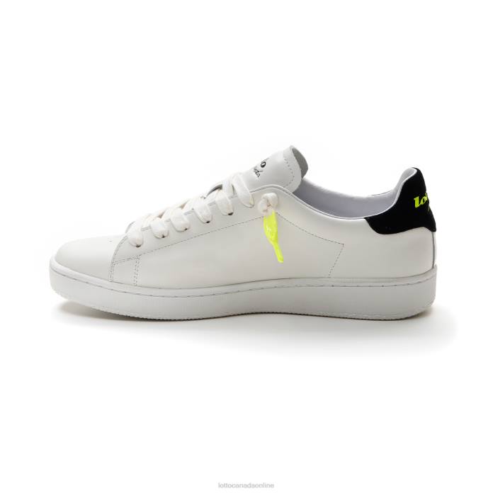 AUTOGRAPH FLUO WHITE/ALL BLACK/SAFETY YELLOW Lotto Man Shoes 0Z6F42