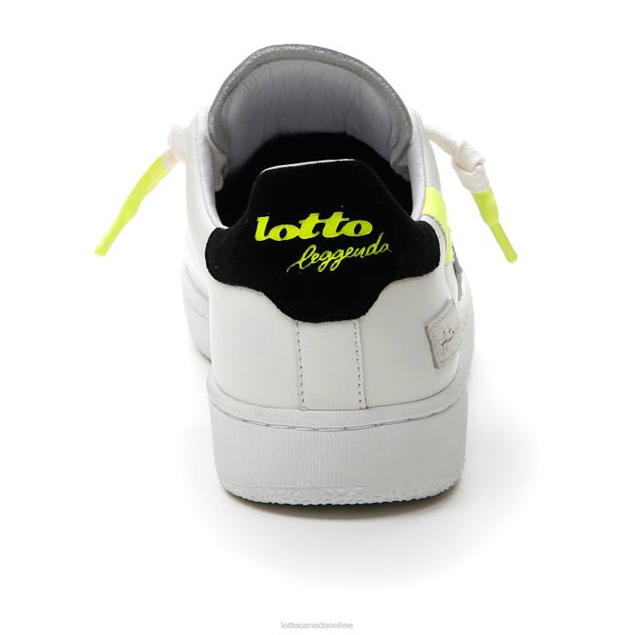 AUTOGRAPH FLUO WHITE/ALL BLACK/SAFETY YELLOW Lotto Man Shoes 0Z6F42