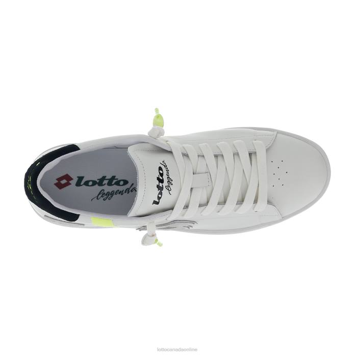 AUTOGRAPH FLUO WHITE/ALL BLACK/SAFETY YELLOW Lotto Man Shoes 0Z6F42