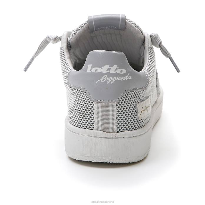 AUTOGRAPH NET WHITE/COOL GRAY 6U Lotto Man Shoes 0Z6F44