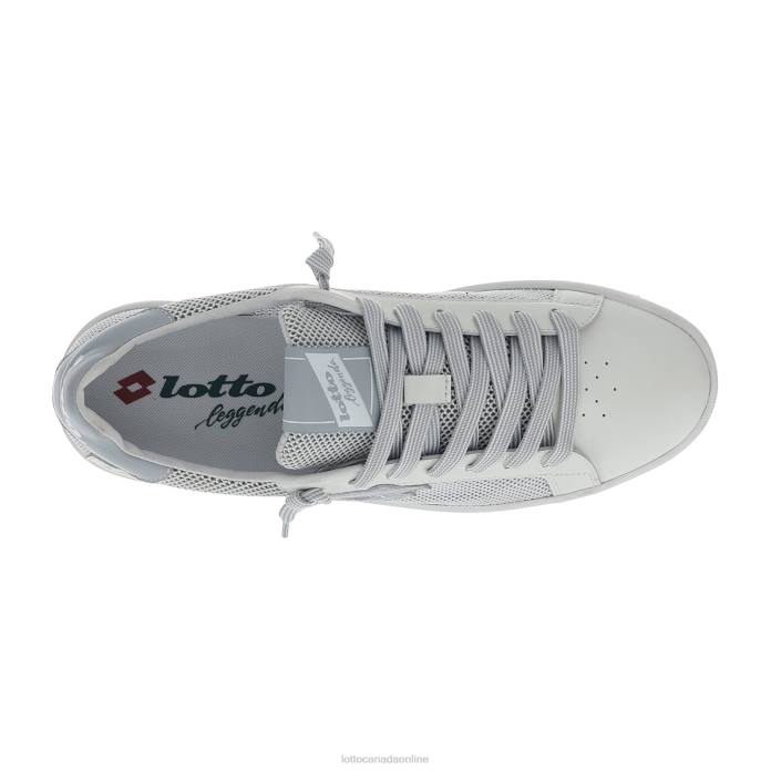 AUTOGRAPH NET WHITE/COOL GRAY 6U Lotto Man Shoes 0Z6F44