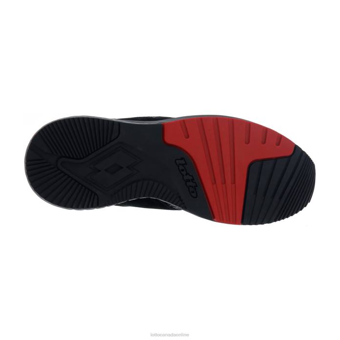 MARATHON KNIT ALL BLACK/LIGHT ASPHALT Lotto Man Shoes 0Z6F49