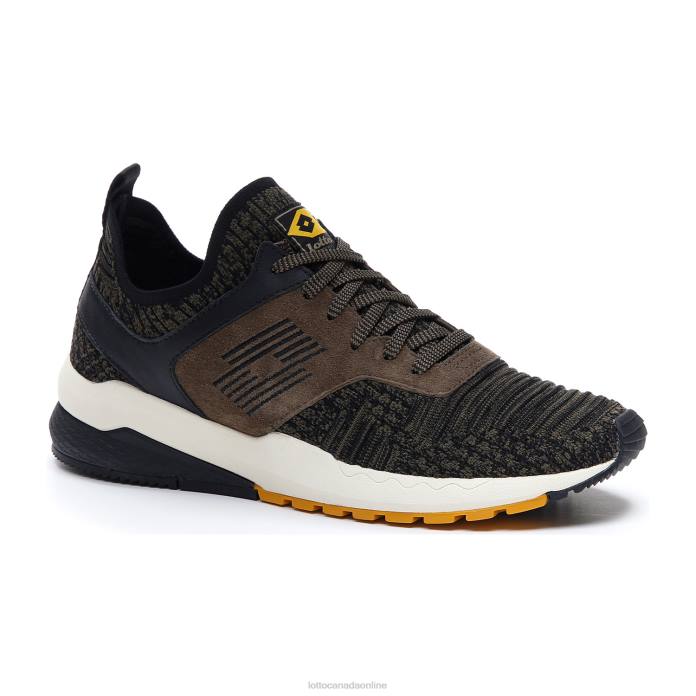 MARATHON KNIT DARK OLIVE/ALL BLACK Lotto Man Shoes 0Z6F51