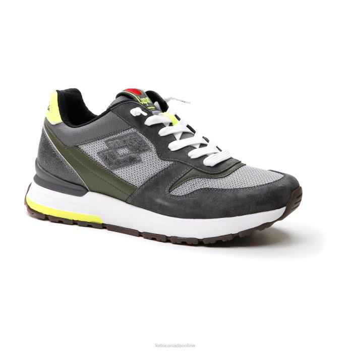 TOKYO GINZA ASH GRAY/ALL BLACK/SHADOW GRAY Lotto Man Shoes 0Z6F22