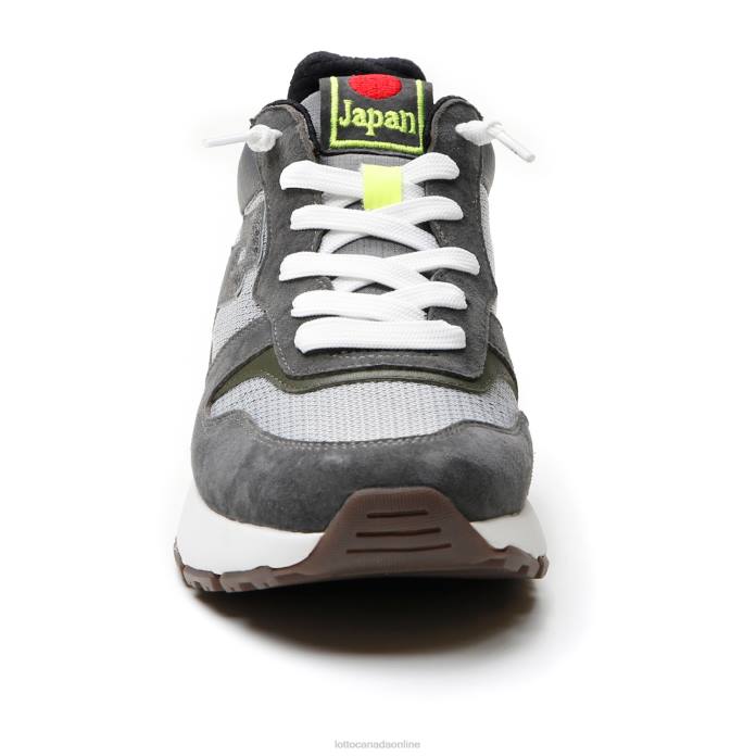 TOKYO GINZA ASH GRAY/ALL BLACK/SHADOW GRAY Lotto Man Shoes 0Z6F22