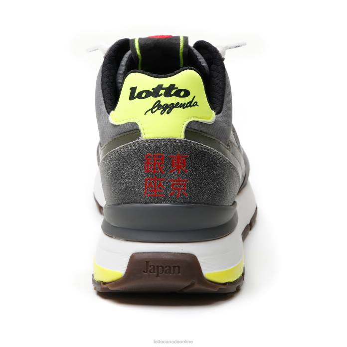 TOKYO GINZA ASH GRAY/ALL BLACK/SHADOW GRAY Lotto Man Shoes 0Z6F22