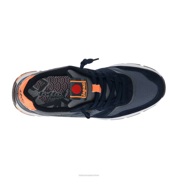 TOKYO GINZA CAMO DARK BLUE/BLUE MIRAGE/CHARCOAL Lotto Man Shoes 0Z6F23