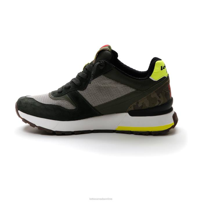 TOKYO GINZA CAMO GREEN RESIN/WARM GRAY 4U/GRAPE LEAF Lotto Man Shoes 0Z6F24