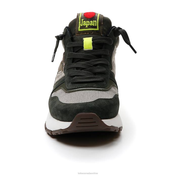 TOKYO GINZA CAMO GREEN RESIN/WARM GRAY 4U/GRAPE LEAF Lotto Man Shoes 0Z6F24