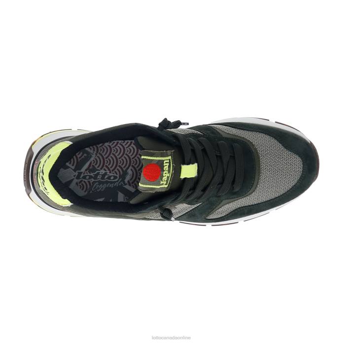 TOKYO GINZA CAMO GREEN RESIN/WARM GRAY 4U/GRAPE LEAF Lotto Man Shoes 0Z6F24