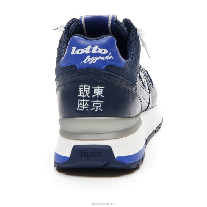 TOKYO GINZA LTH DRESS BLUE/DAZZLING BLUE Lotto Man Shoes 0Z6F46
