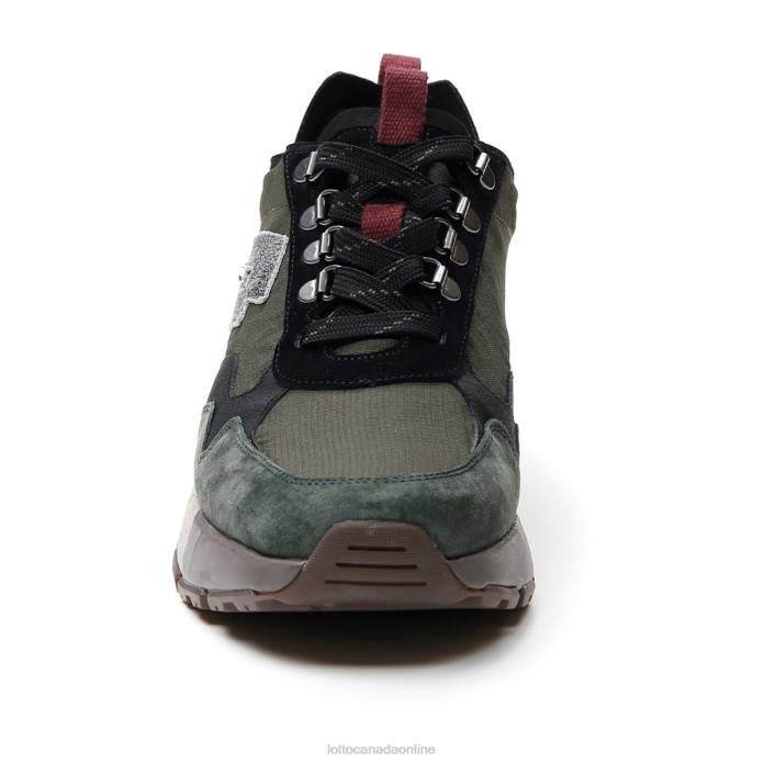 TOKYO SHIBUYA II GRAPE LEAF/ALL BLACK/GREEN RESIN Lotto Man Shoes 0Z6F5