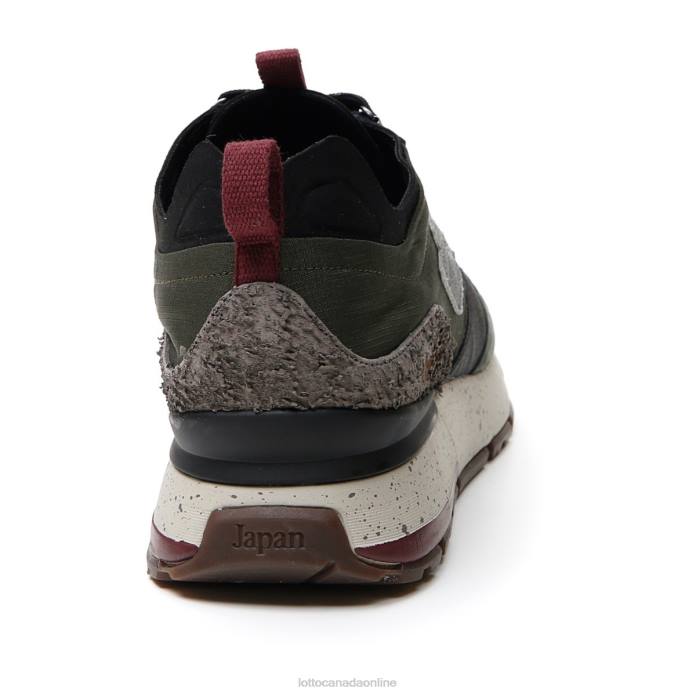 TOKYO SHIBUYA II GRAPE LEAF/ALL BLACK/GREEN RESIN Lotto Man Shoes 0Z6F5