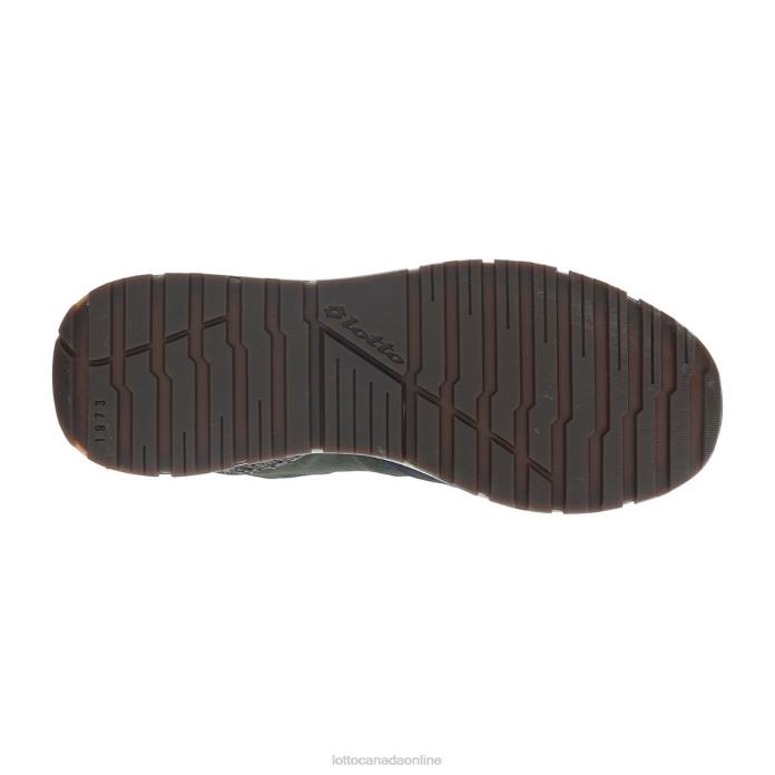 TOKYO SHIBUYA II GRAPE LEAF/ALL BLACK/GREEN RESIN Lotto Man Shoes 0Z6F5