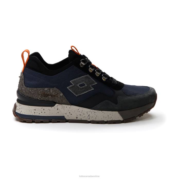 TOKYO SHIBUYA II NIGHT BLUE/ALL BLACK/SHADOW GRAY Lotto Man Shoes 0Z6F4