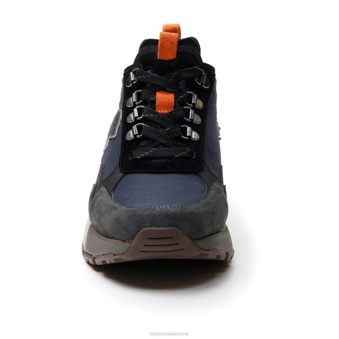 TOKYO SHIBUYA II NIGHT BLUE/ALL BLACK/SHADOW GRAY Lotto Man Shoes 0Z6F4