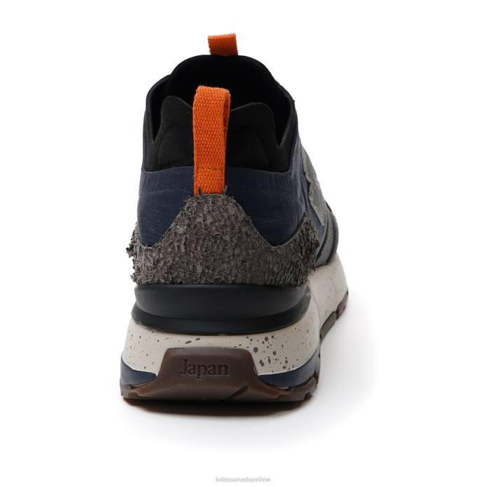 TOKYO SHIBUYA II NIGHT BLUE/ALL BLACK/SHADOW GRAY Lotto Man Shoes 0Z6F4