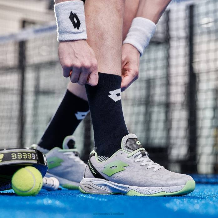 SUPERRAPIDA 200 III ALL WHITE/GREEN APPLE NEO Lotto Man Shoes 0Z6F204