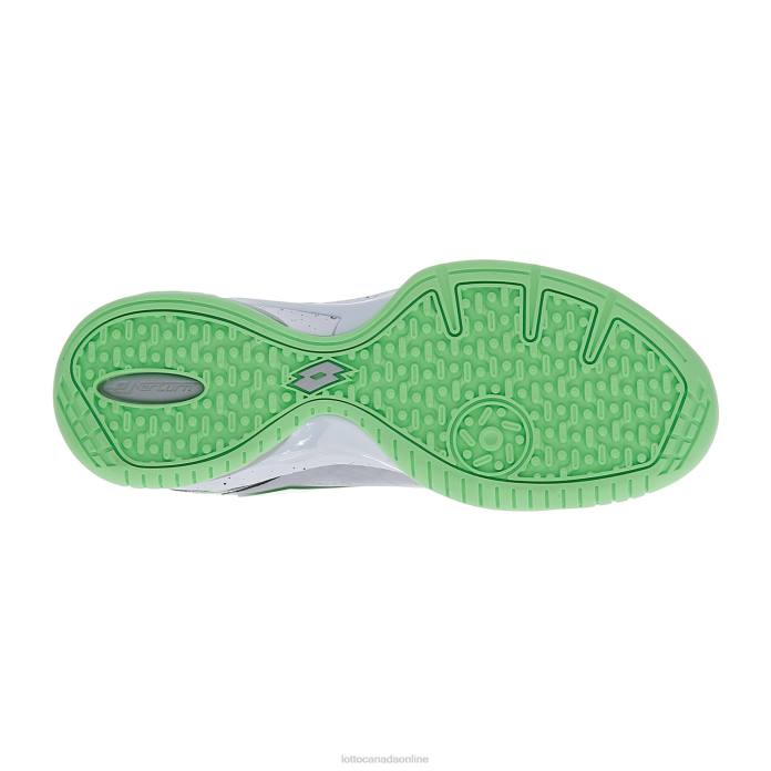 SUPERRAPIDA 200 III ALL WHITE/GREEN APPLE NEO Lotto Man Shoes 0Z6F204