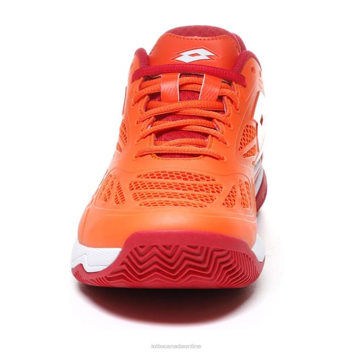 SUPERRAPIDA 200 PRT RED ORANGE/ALL WHITE/RED TOREADOR Lotto Man Shoes 0Z6F208