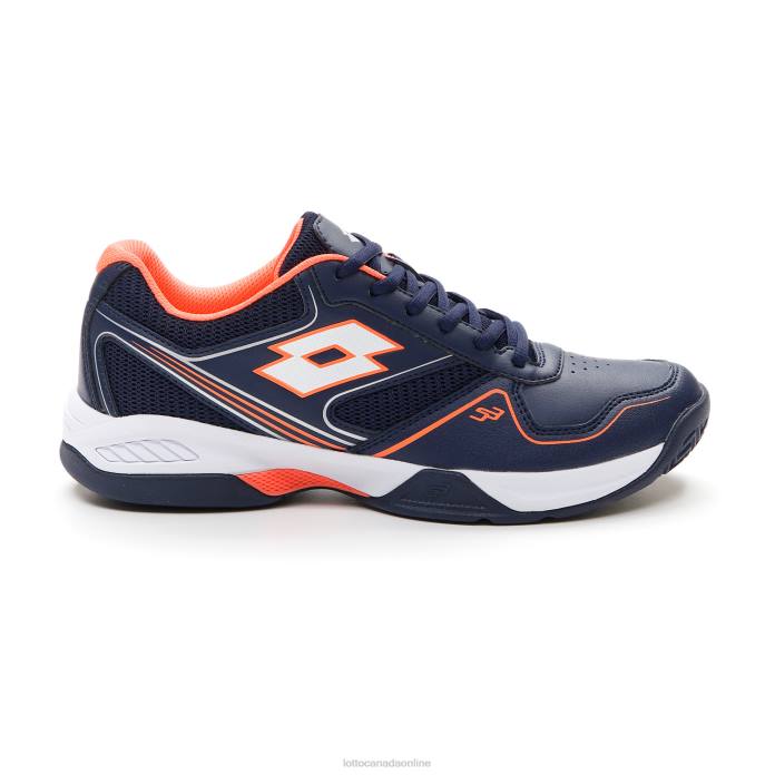 SUPERRAPIDA 400 III NAVY BLUE/ALL WHITE/CORAL FLUO Lotto Man Shoes 0Z6F209