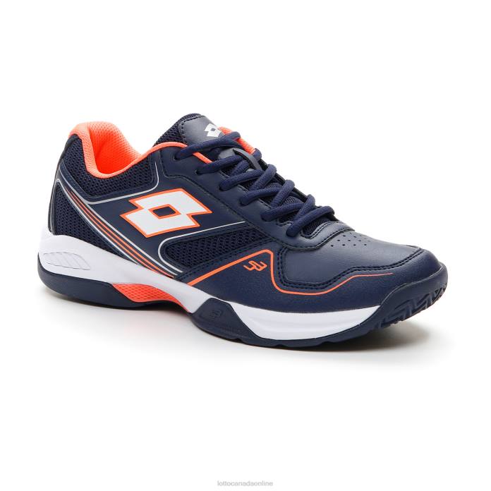 SUPERRAPIDA 400 III NAVY BLUE/ALL WHITE/CORAL FLUO Lotto Man Shoes 0Z6F209