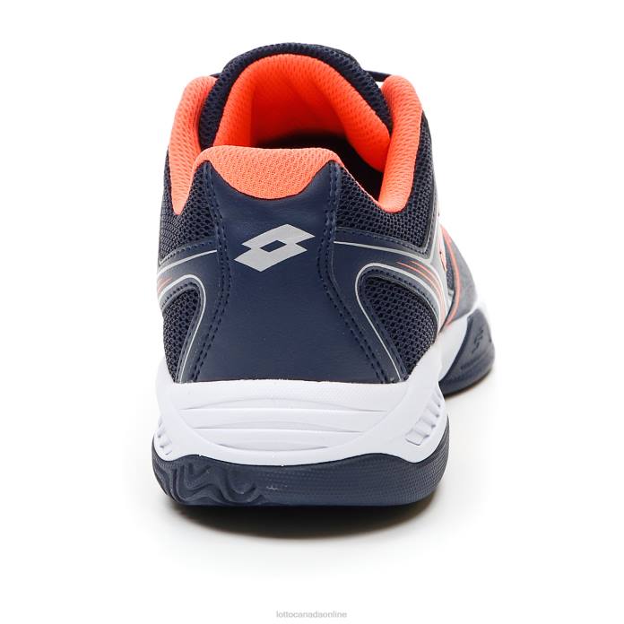 SUPERRAPIDA 400 III NAVY BLUE/ALL WHITE/CORAL FLUO Lotto Man Shoes 0Z6F209