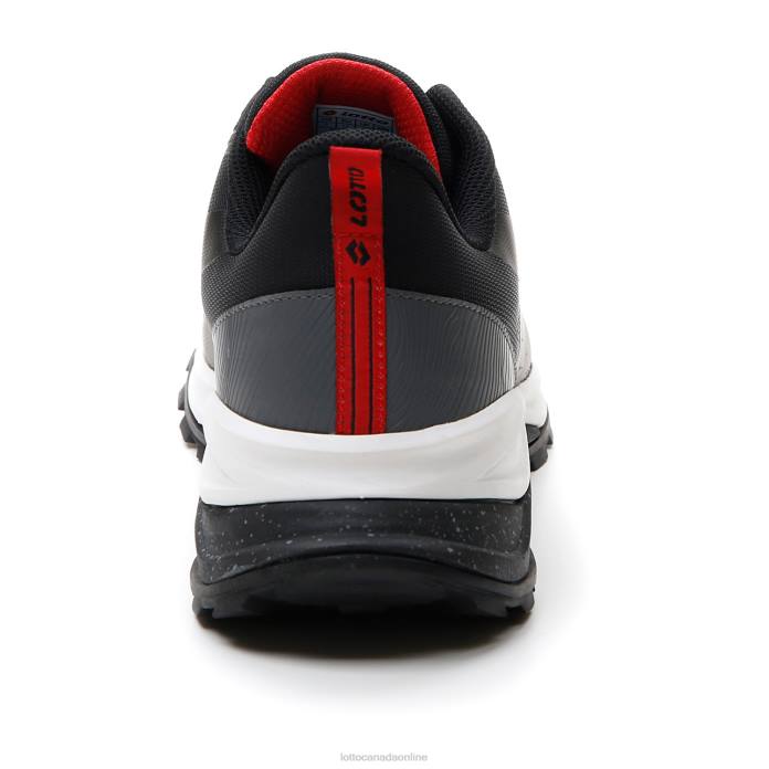 MOONRUN 300 II ALL BLACK/GRAVITY TITAN Lotto Man Shoes 0Z6F237