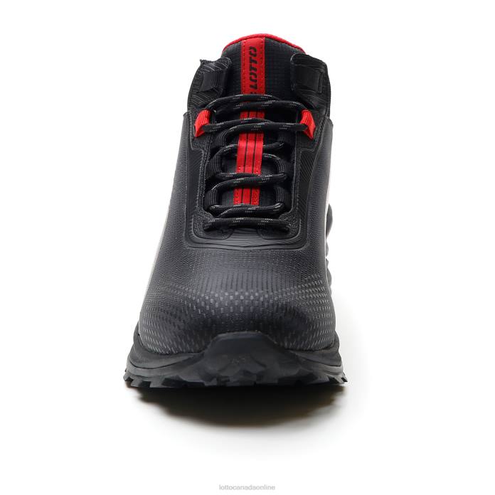 MOONRUN 300 II MID HD ALL BLACK/GRAVITY TITAN Lotto Man Shoes 0Z6F239