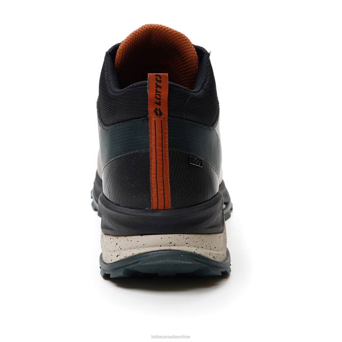 MOONRUN 300 II MID HD SCARAB GREEN/GRAVITY TITAN/ALL BLACK Lotto Man Shoes 0Z6F240