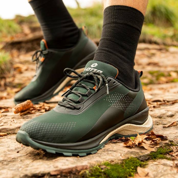 MOONRUN 300 II SCARAB GREEN/GRAVITY TITAN/ALL BLACK Lotto Man Shoes 0Z6F238