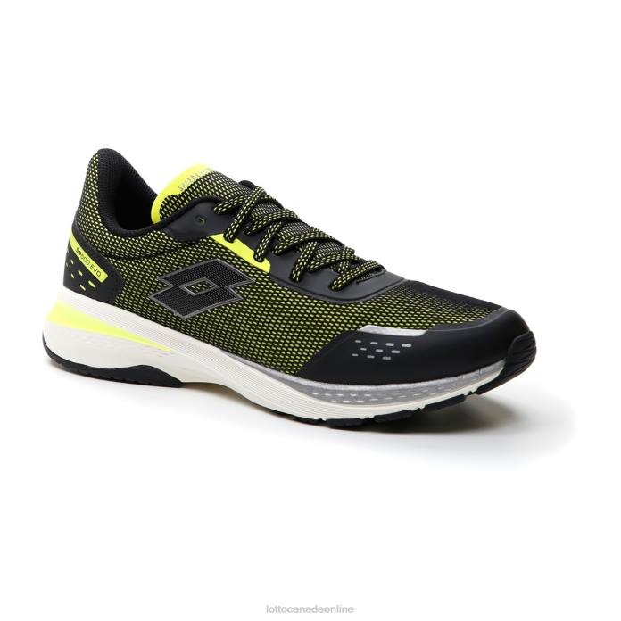 SPEEDEVO 500 II ALL BLACK/GRAVITY TITAN/ACACIA GREEN Lotto Man Shoes 0Z6F222