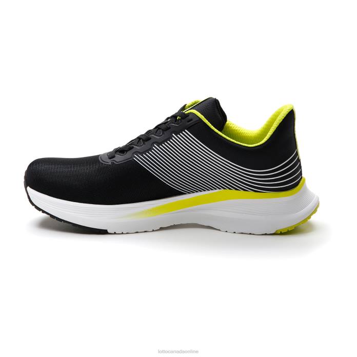 SPEEDEVO 700 II ALL BLACK/ACACIA GREEN Lotto Man Shoes 0Z6F232