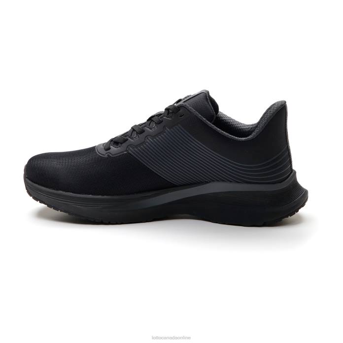 SPEEDEVO 700 II ALL BLACK Lotto Man Shoes 0Z6F231
