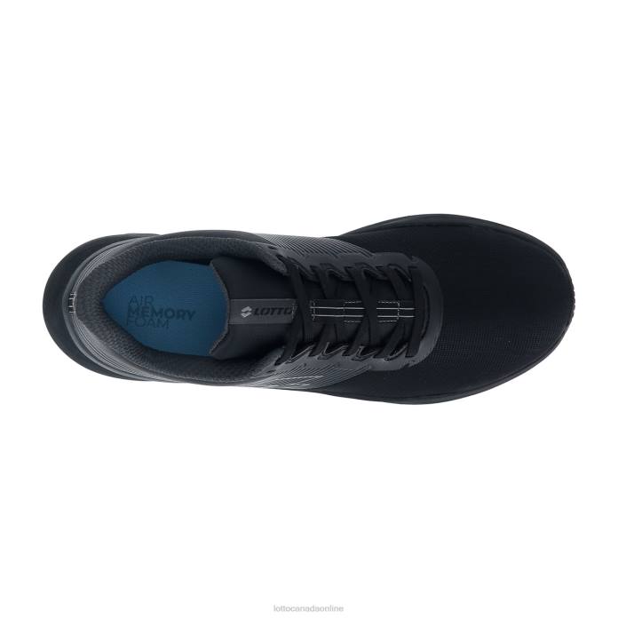 SPEEDEVO 700 II ALL BLACK Lotto Man Shoes 0Z6F231