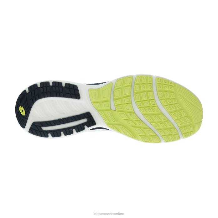 VOLATA HYPERPULSE 100 ALL WHITE/ACACIA GREEN Lotto Man Shoes 0Z6F216