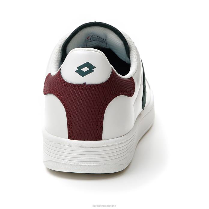 1973 AMF EVO VII WHITE/TREKKING GREEN/WINDSOR WINE Lotto Man Shoes 0Z6F67